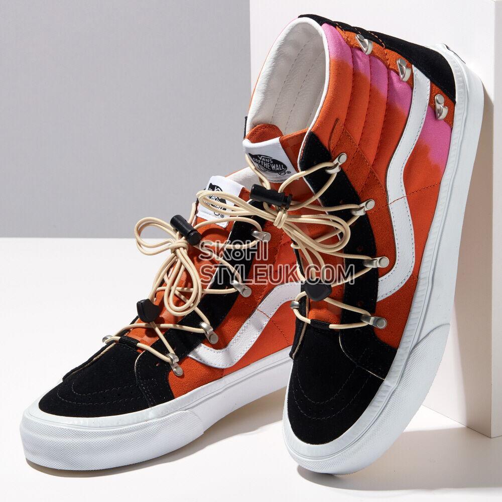 Vans x HUATUNAN Year of the Tiger Sk8-Hi Echo DX Mens Womens - Fusion Black/Orange VN0A7Q5OY8J Shoes