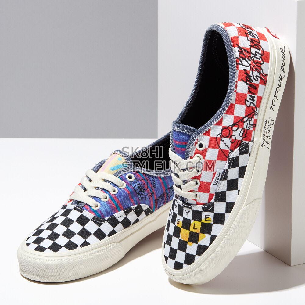 Vans x One Piece Authentic Mens Womens - Netflix Stranger Things Multi/Marshmallow VN0A5JMPBO5 Shoes