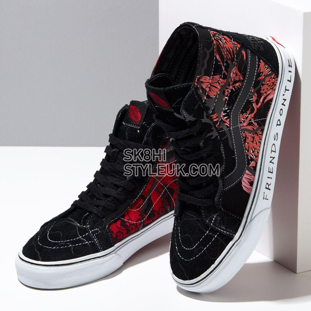 Vans X Stranger Things Sk8-Hi Reissue Mens Womens - Netflix Stranger Things Black/Red VN0A2XSBY09 Shoes