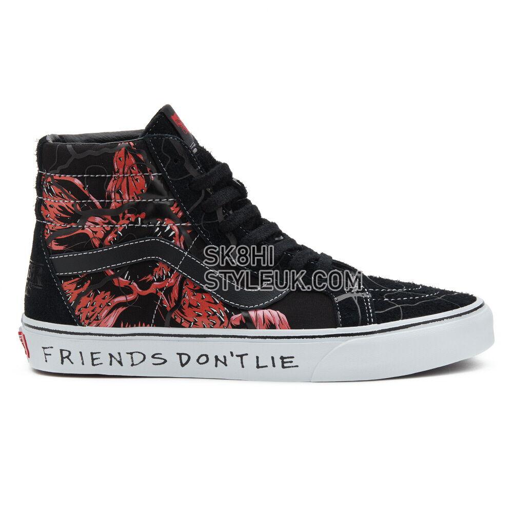 Vans X Stranger Things Sk8-Hi Reissue Mens Womens - Netflix Stranger Things Black/Red VN0A2XSBY09 Shoes