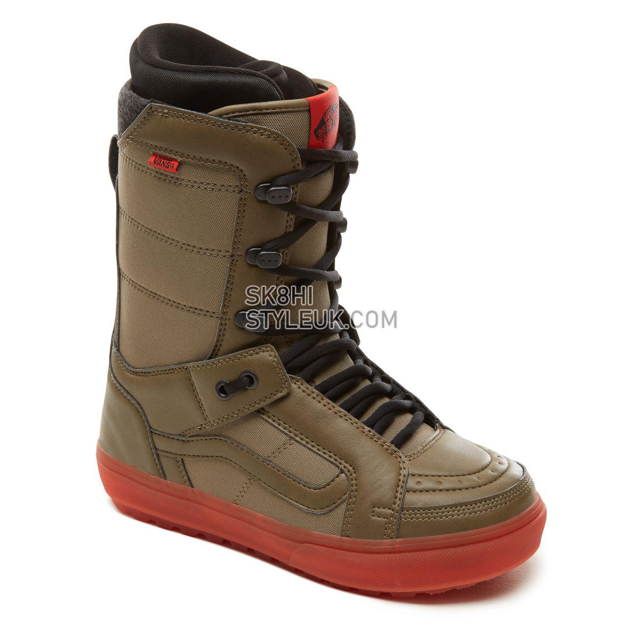 Vans Hi-Standard OG Snowboots Mens Womens - Green/Orange VA3TFJGOG Shoes