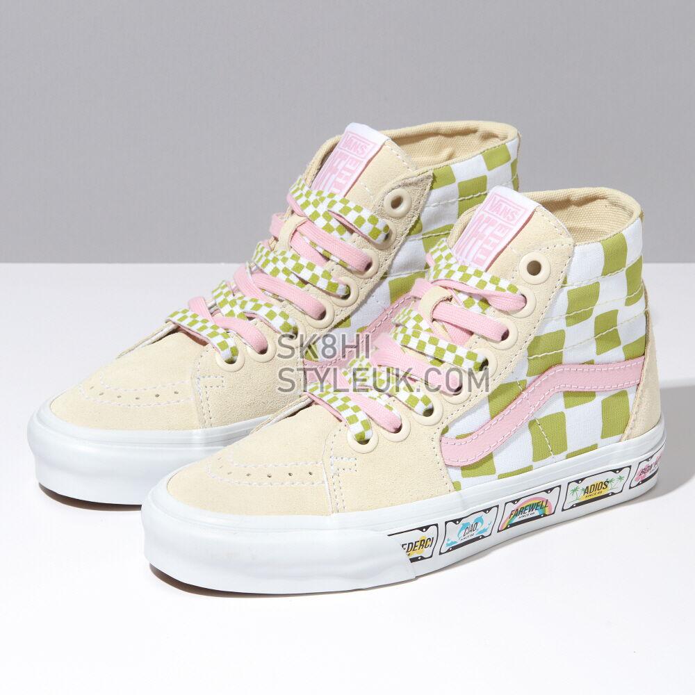 Vans Eco Theory SK8-Hi Tapered Mens Womens - Em On Holiday Multi/True White VN0A5KRU6GL Shoes