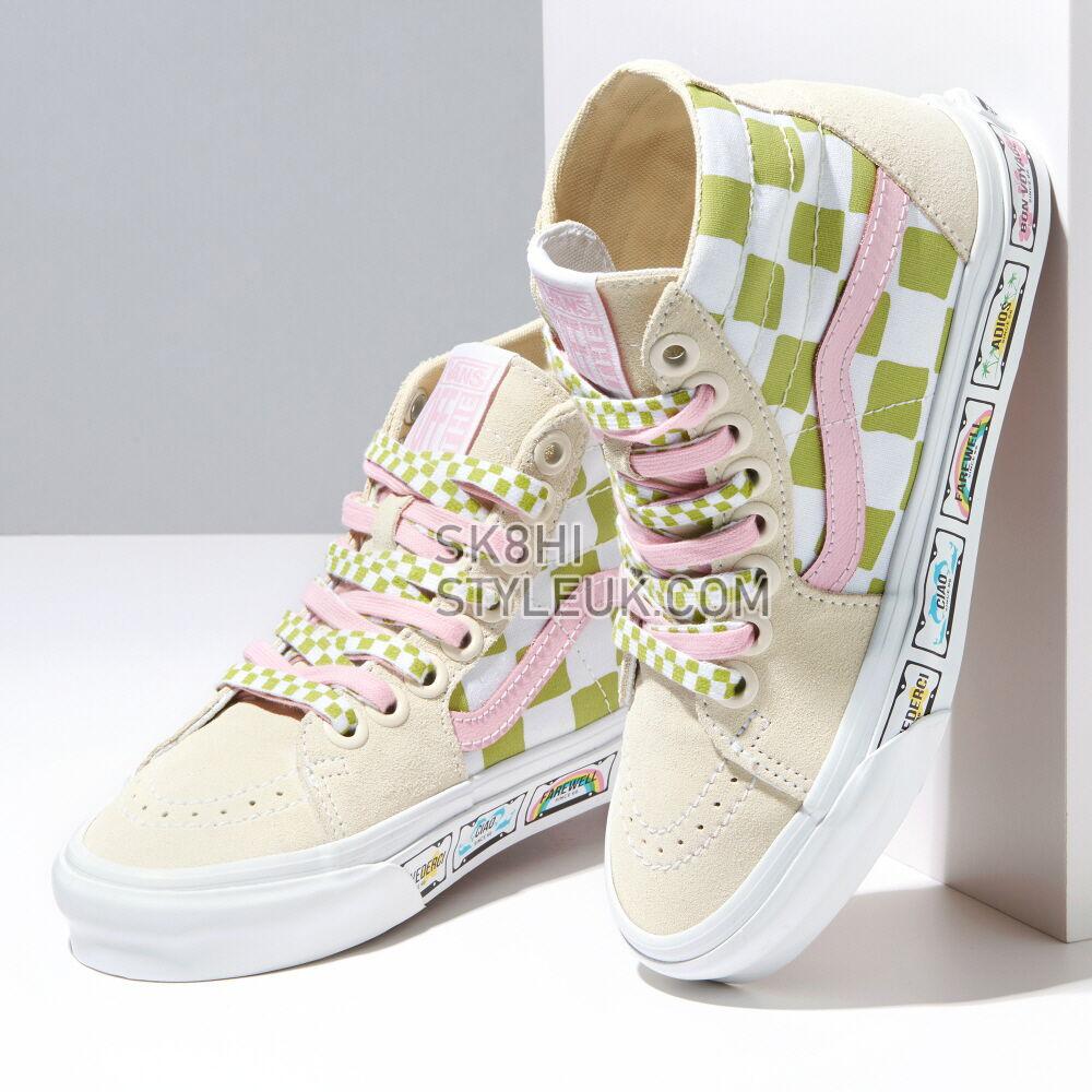 Vans Eco Theory SK8-Hi Tapered Mens Womens - Em On Holiday Multi/True White VN0A5KRU6GL Shoes