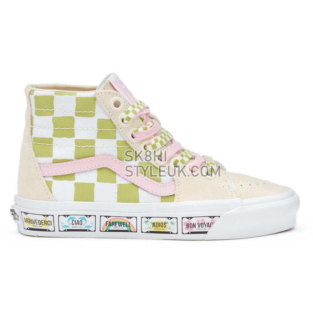 Vans Eco Theory SK8-Hi Tapered Mens Womens - Em On Holiday Multi/True White VN0A5KRU6GL Shoes