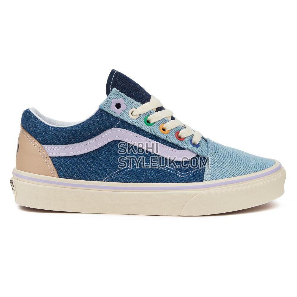 Vans Suede Old Skool Mens Womens - Em On Holiday Multi/True White VN0A5JMI6GL Shoes