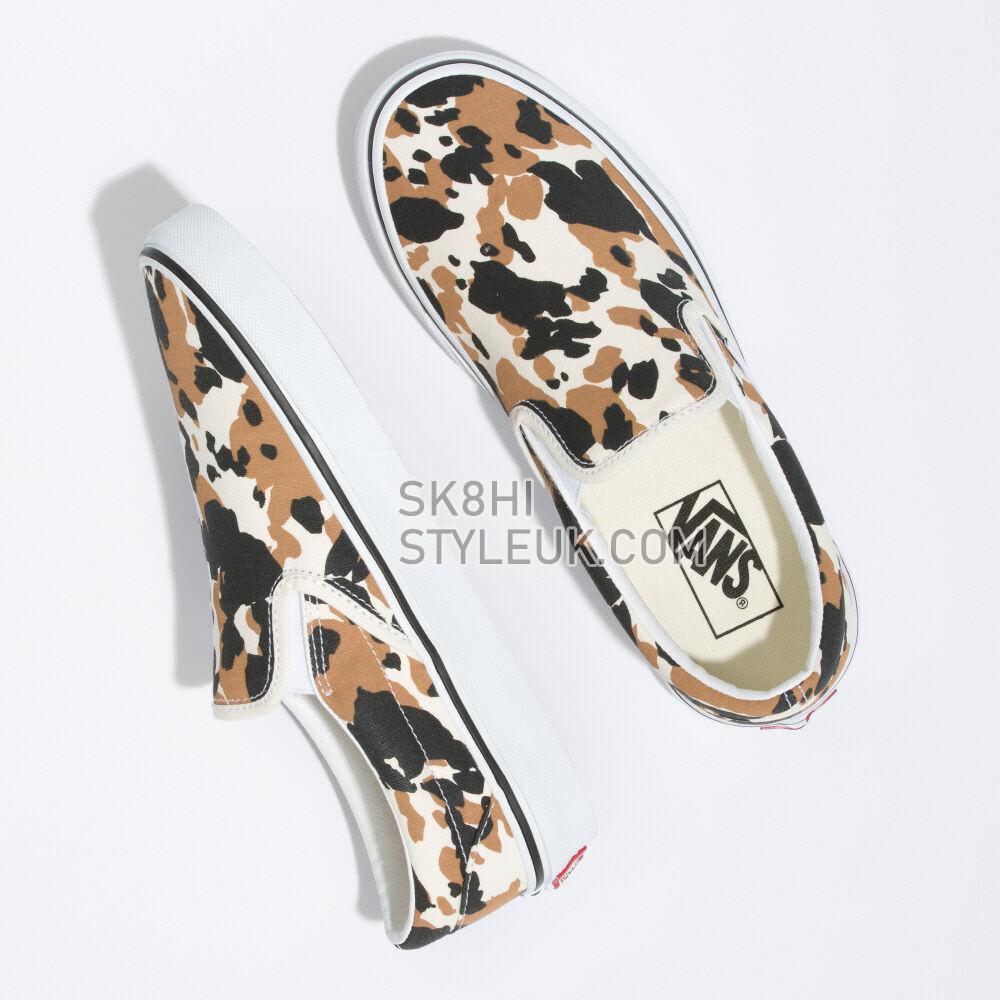 Vans Cow Multi Color Classic Slip-On Mens Womens - Cow Multi Color VN0A7Q5DMUL Shoes