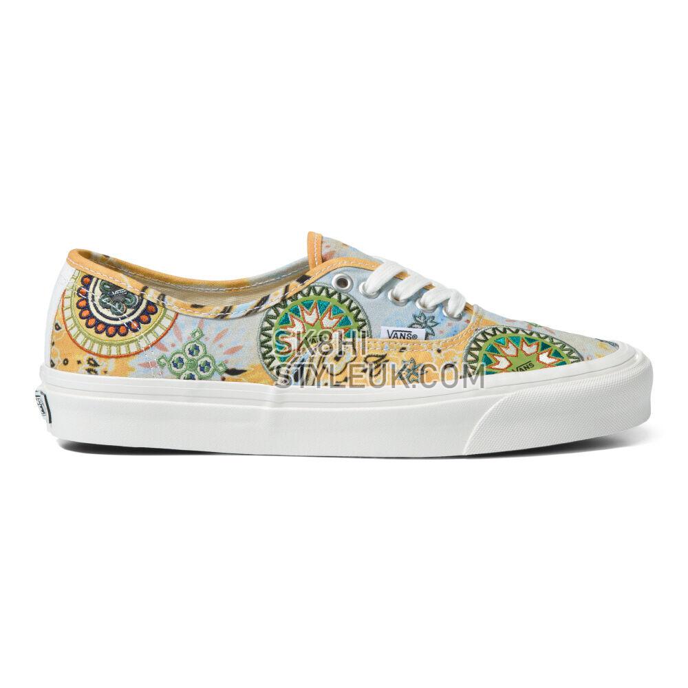 Vans Anaheim Factory Authentic 44 DX Mens Womens - Anaheim Factory Mixed Mosaic Gold VN0A7Q5CGLD Shoes