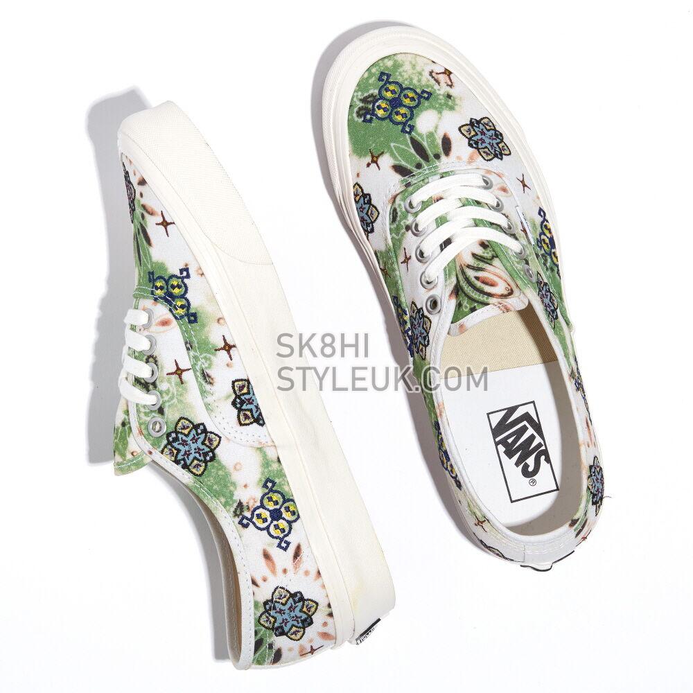 Vans Anaheim Factory Authentic 44 DX Mens Womens - Anaheim Factory Mixed Mosaic Light Green VN0A7Q5CBHF Shoes