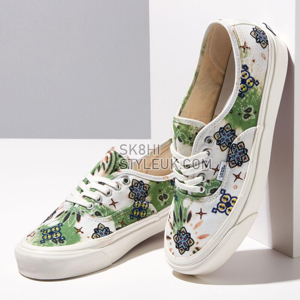 Vans Anaheim Factory Authentic 44 DX Mens Womens - Anaheim Factory Mixed Mosaic Light Green VN0A7Q5CBHF Shoes