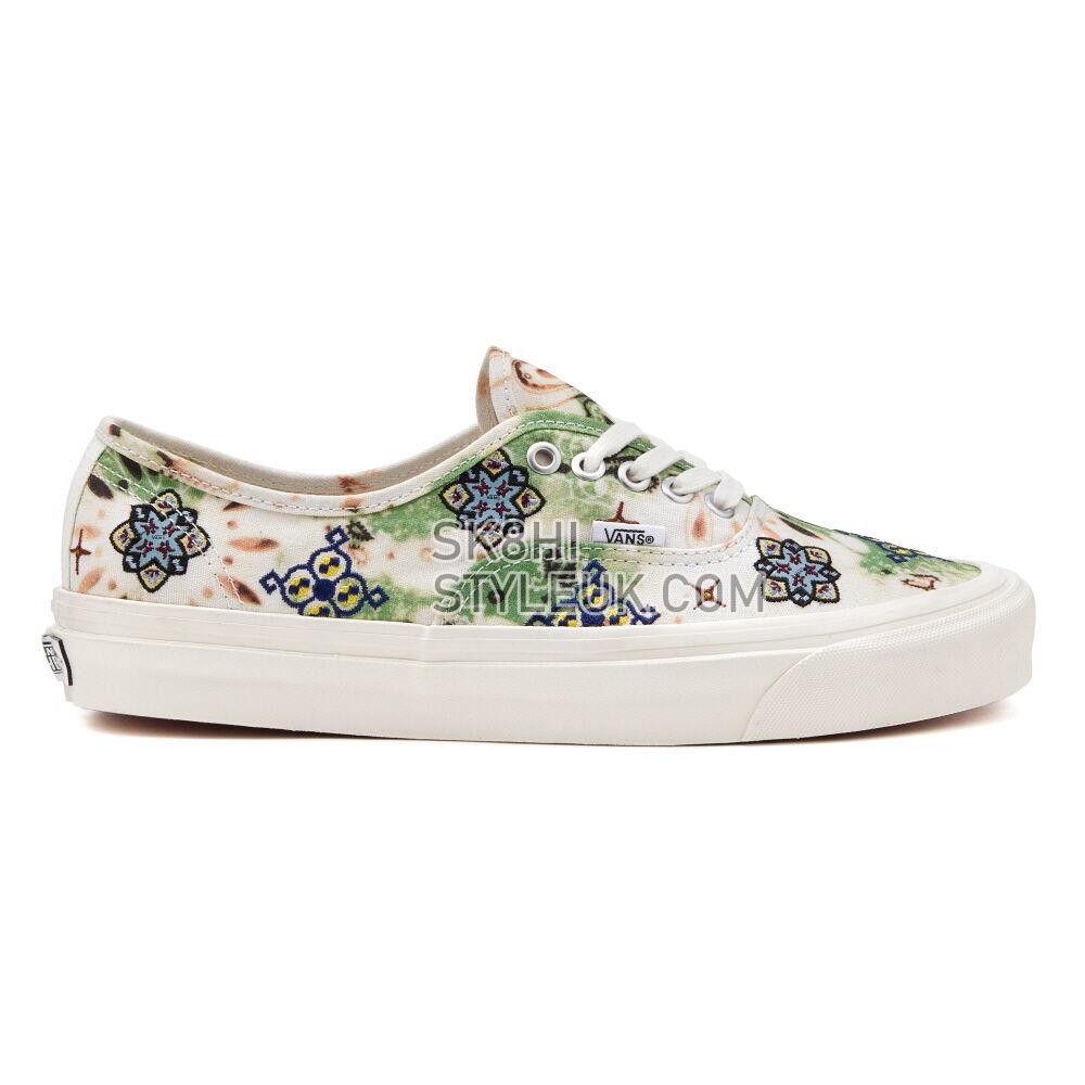 Vans Anaheim Factory Authentic 44 DX Mens Womens - Anaheim Factory Mixed Mosaic Light Green VN0A7Q5CBHF Shoes