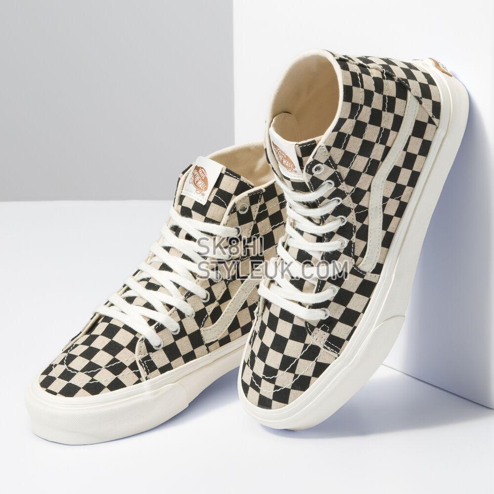 Vans Eco Theory SK8-Hi Tapered Mens Womens - Eco Theory Checkerboard VN0A5KRU705 Shoes