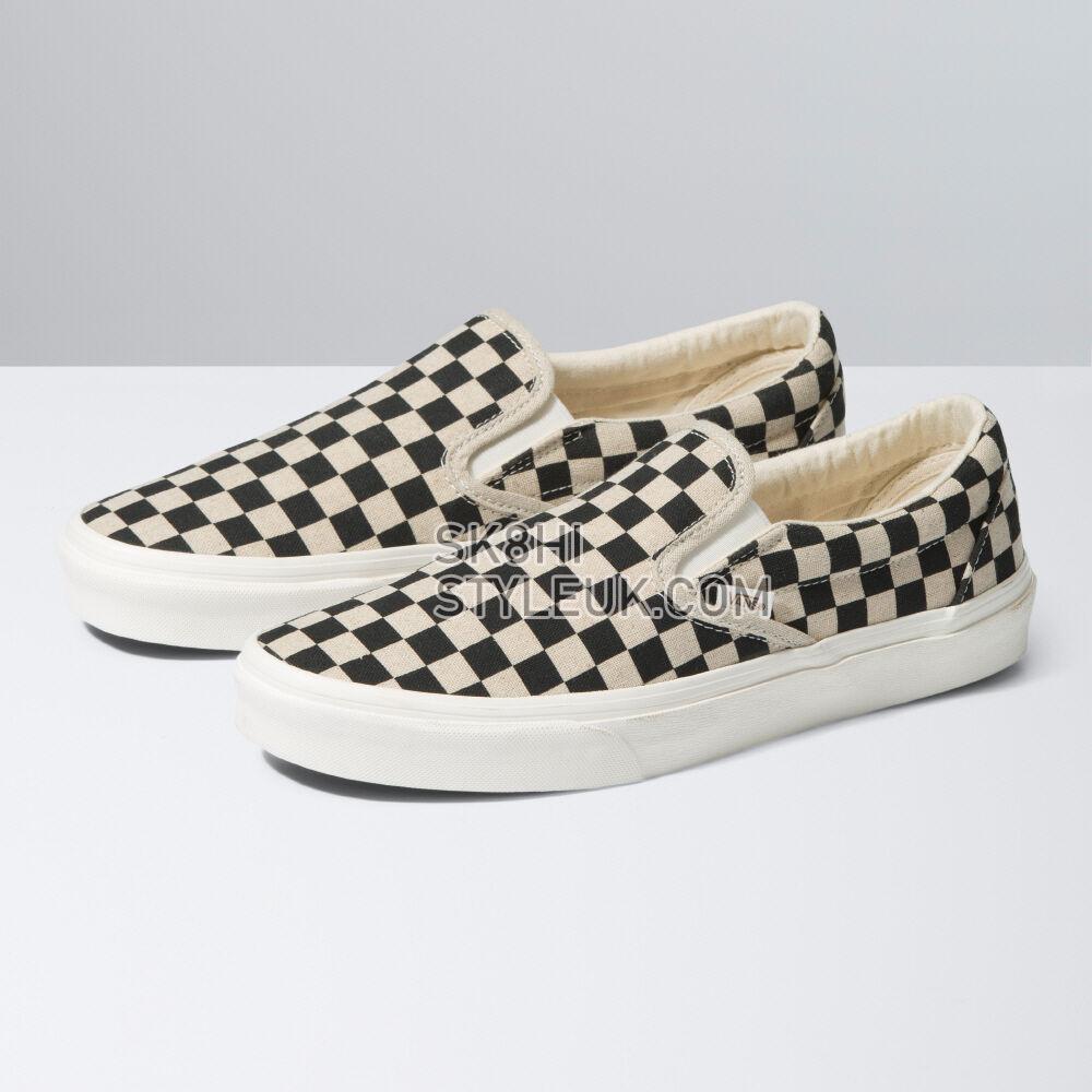 Vans Classic Slip-On Mens Womens - Eco Theory Checkerboard VN0A5JMH705 Shoes