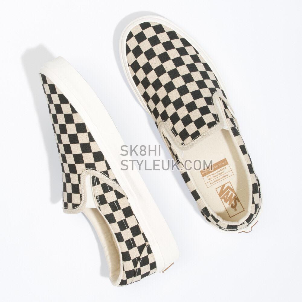 Vans Classic Slip-On Mens Womens - Eco Theory Checkerboard VN0A5JMH705 Shoes