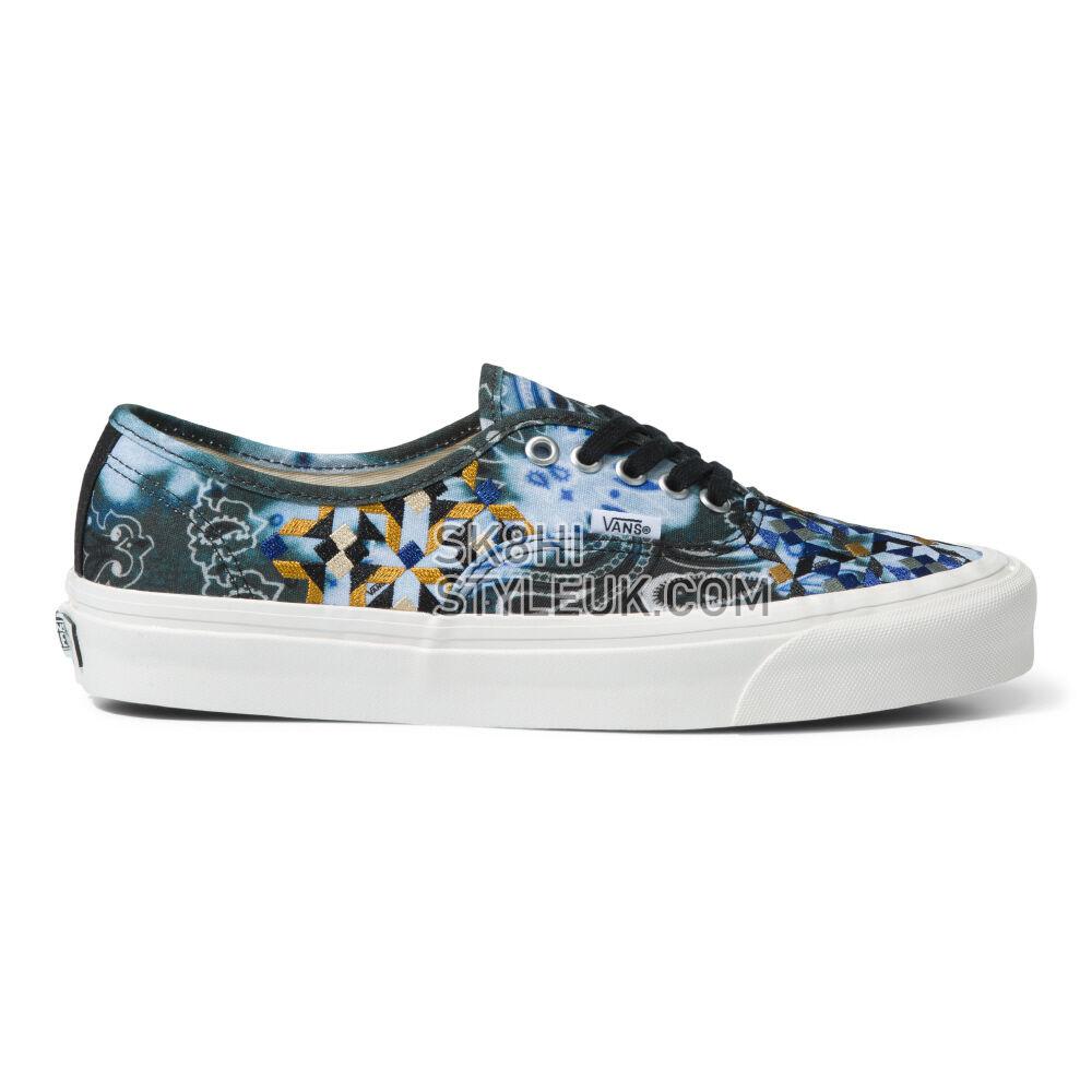 Vans Anaheim Factory Mixed Mosaic Authentic 44 DX Mens Womens - Anaheim Factory Mixed Mosaic Black VN0A54F2BLK Shoes