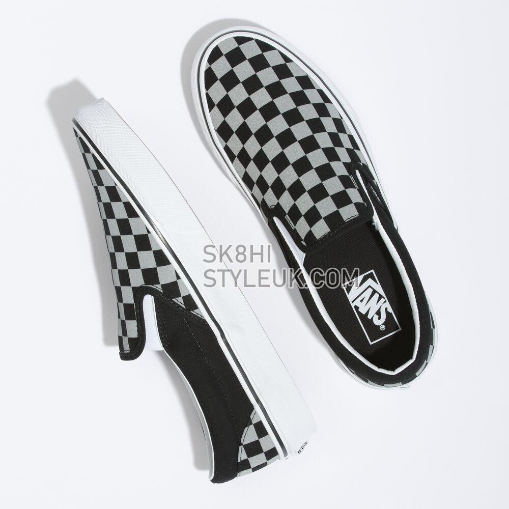 Vans Classic Slip-On Mens Womens - Cosmic Check Reflective VN0A5JMHB9J Shoes