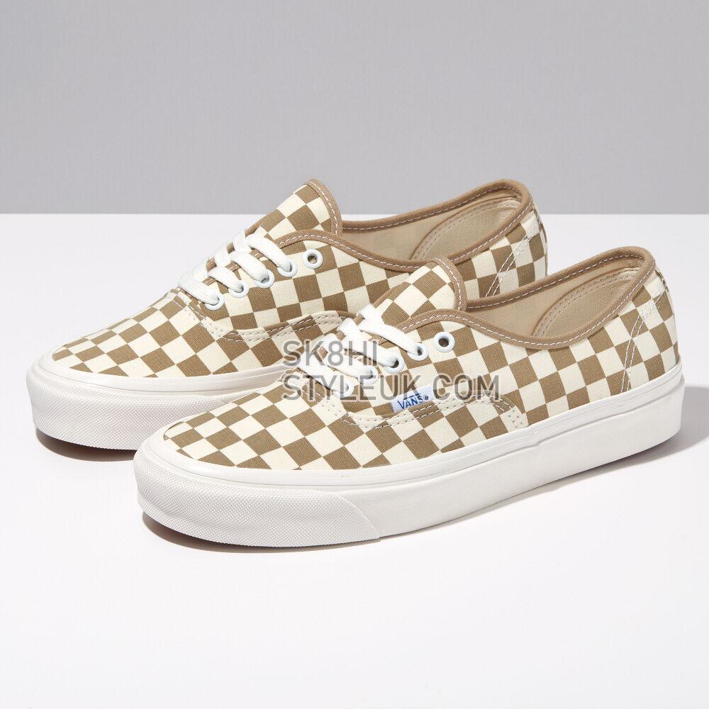 Vans Anaheim Factory Authentic 44 DX Mens Womens - Anaheim Factory Checkerboard Cornstalk VN0A5KX4SQ7 Shoes