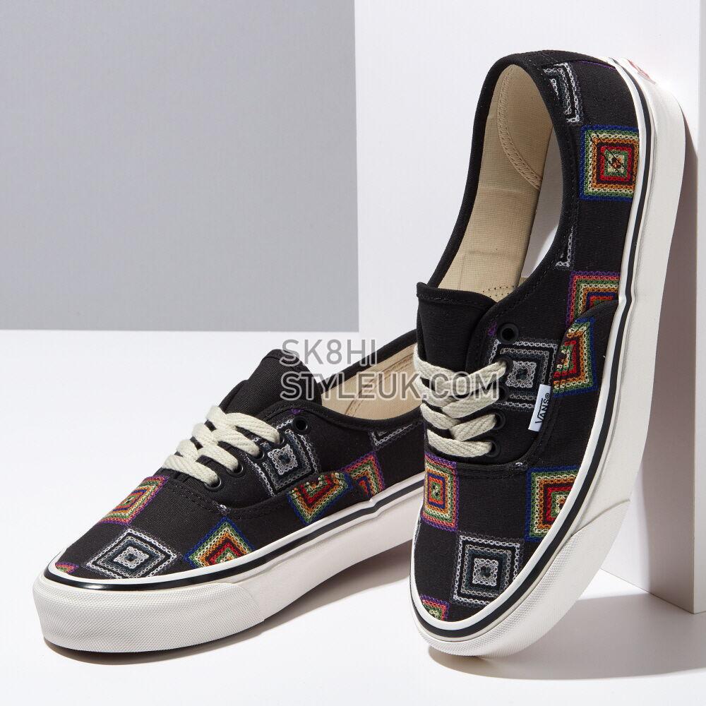 Vans Anaheim Factory Authentic 44 DX Mens Womens - Granny Check Black VN0A7Q5CBLK Shoes