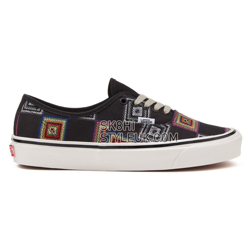 Vans Anaheim Factory Authentic 44 DX Mens Womens - Granny Check Black VN0A7Q5CBLK Shoes