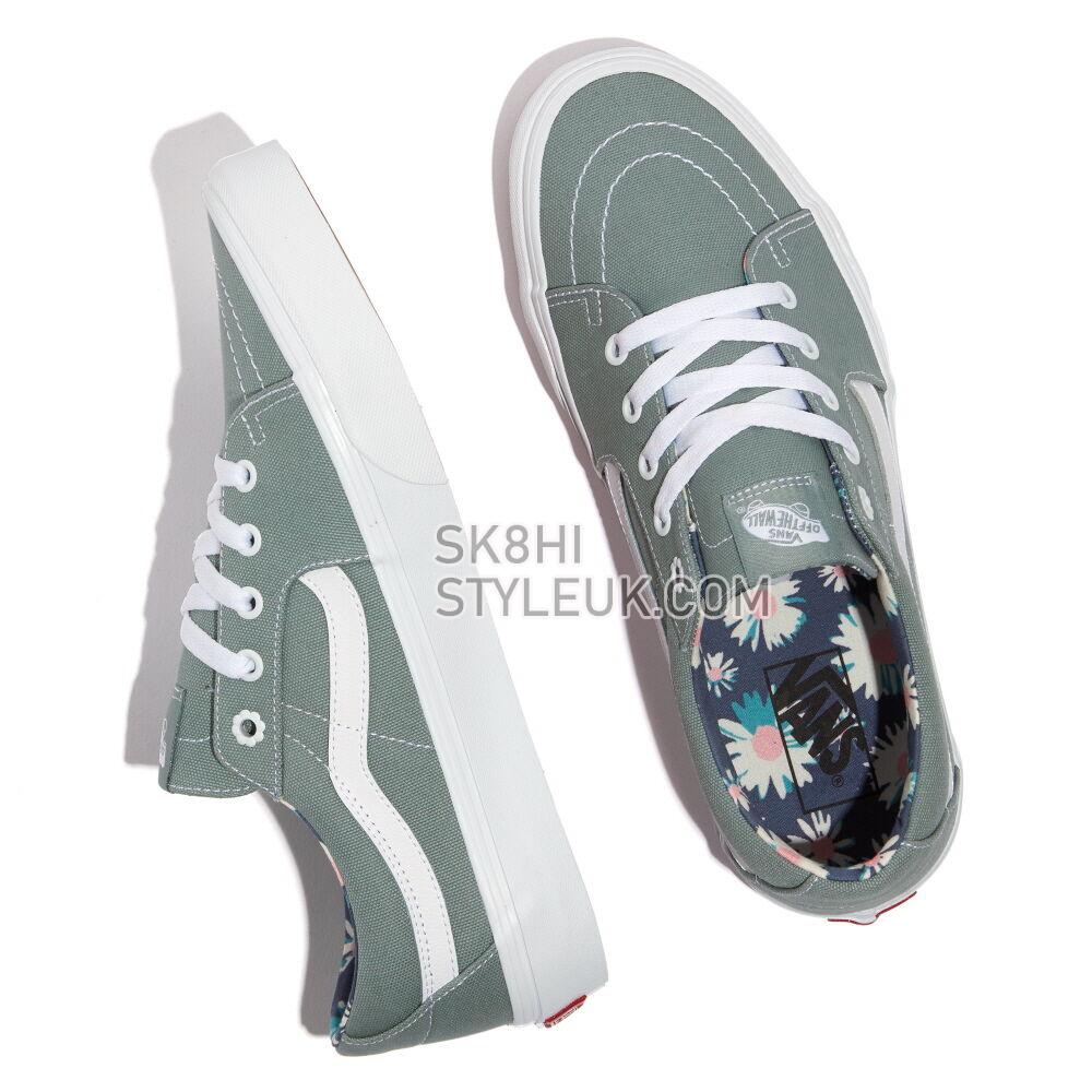 Vans Smell The Flowers Sk8-Low Mens Womens - (Smell The Flowers) Green Milieu/True White VN0A4UUKB7P Shoes