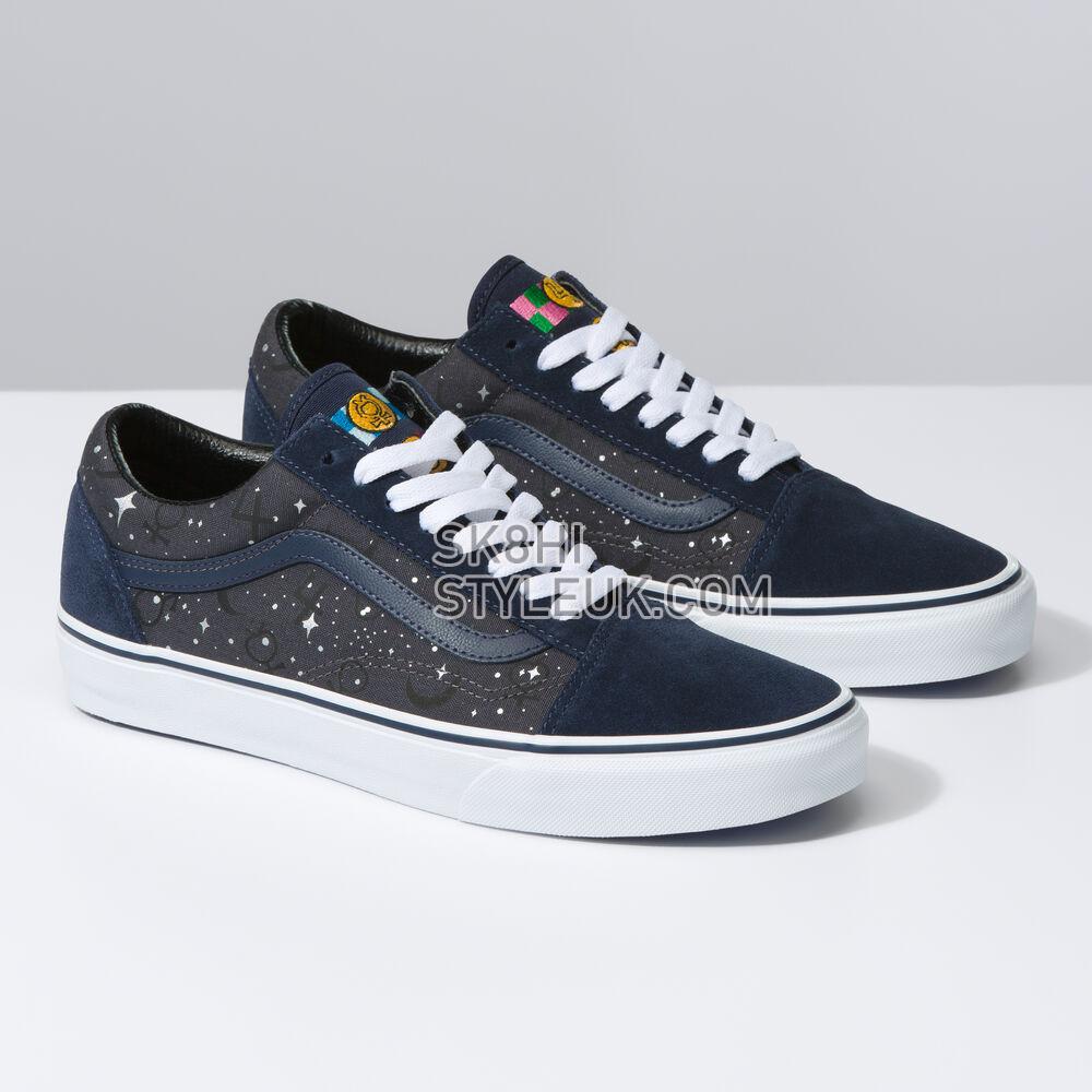 Vans Quilted Bandana Old Skool Mens Womens - Pretty Guardian Sailor Moon Parisian Night VN0A7Q2JJDU Shoes