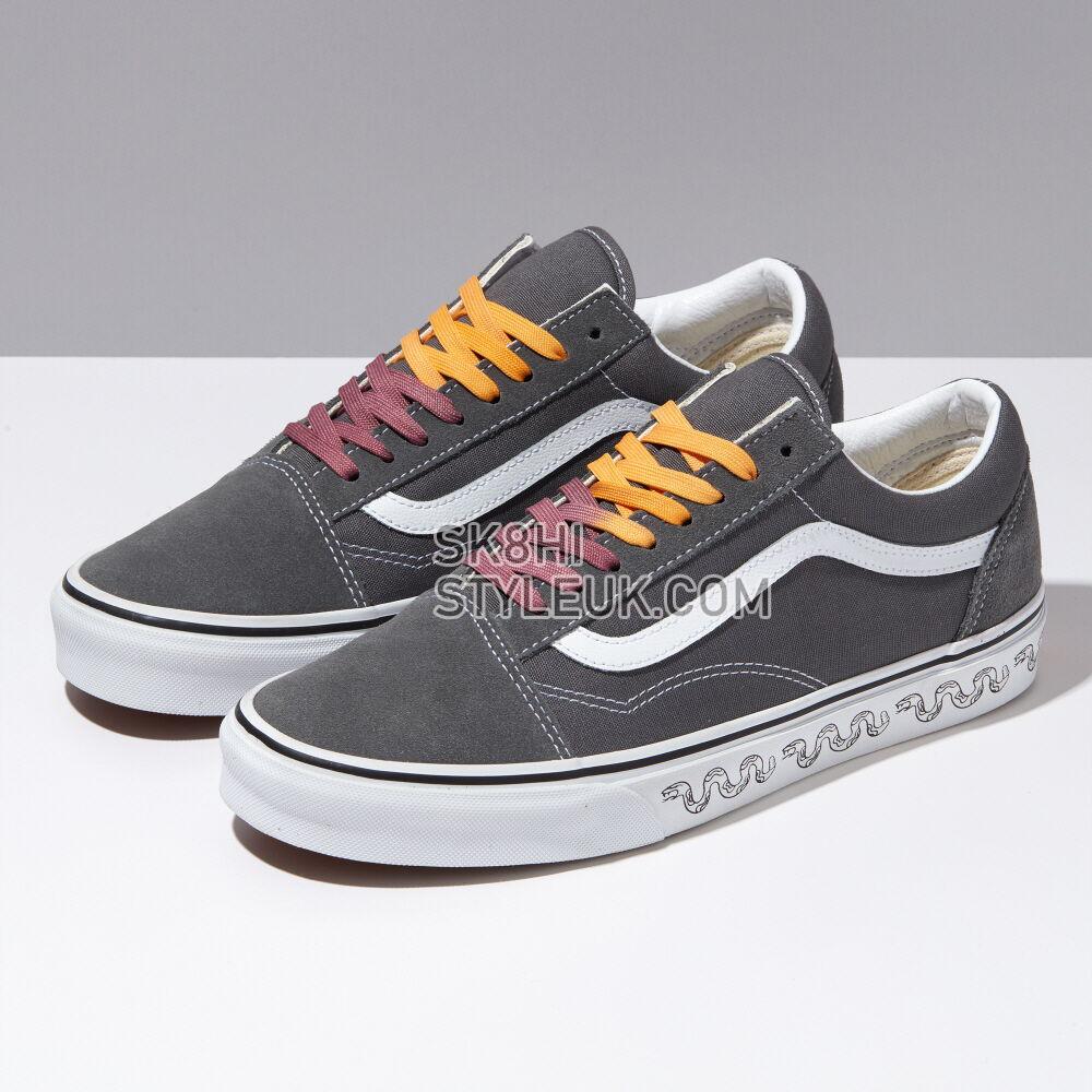 Vans Cultivate Care Old Skool Mens Womens - (Uv Dreams) Pewter/True White VN0A5KRFB60 Shoes