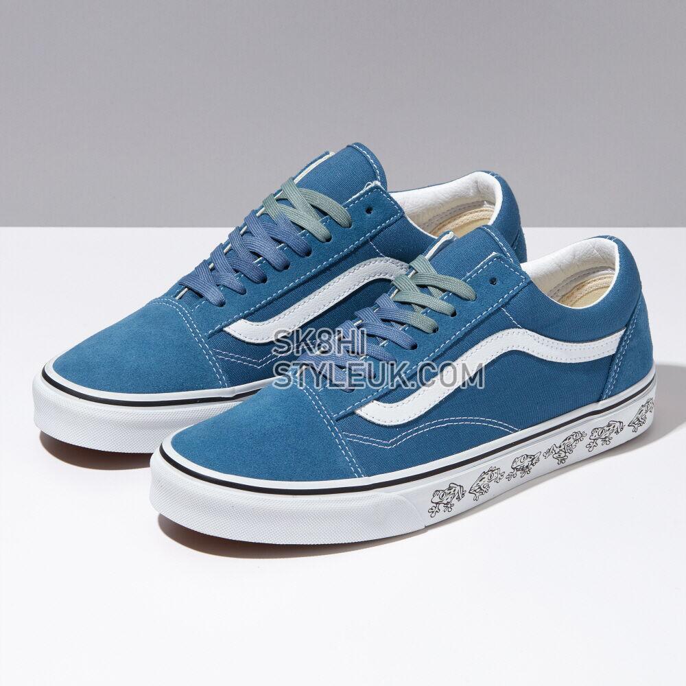 Vans Cultivate Care Old Skool Mens Womens - (Uv Dreams) Navy/True White VN0A5KRFB5Y Shoes