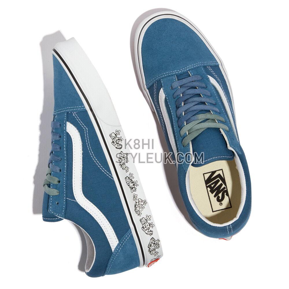 Vans Cultivate Care Old Skool Mens Womens - (Uv Dreams) Navy/True White VN0A5KRFB5Y Shoes