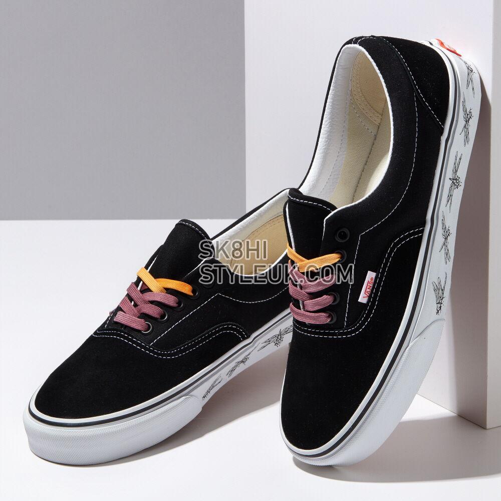 Vans Pig Suede Era Mens Womens - (Uv Dreams) Black/True White VN0A5JMLB34 Shoes