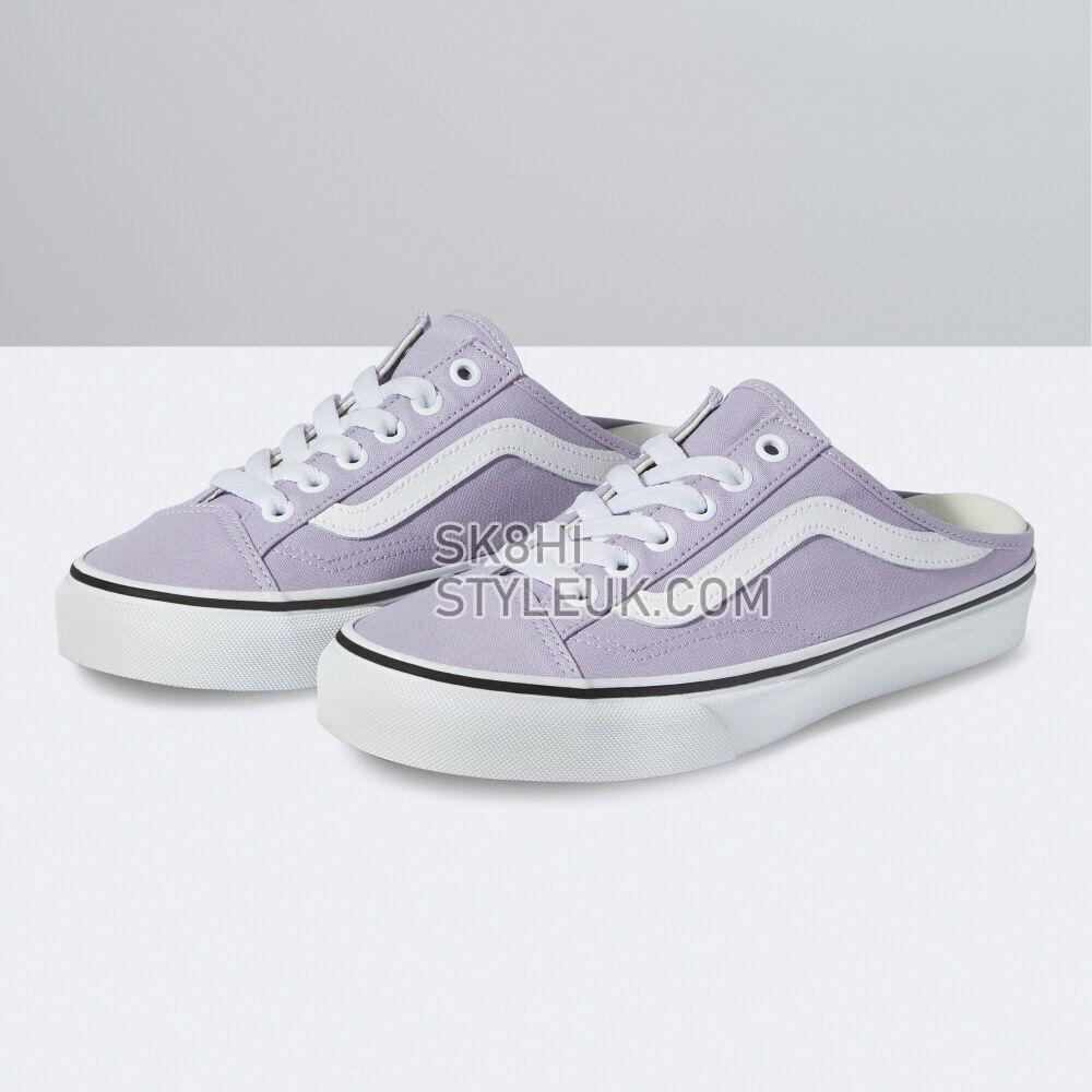 Vans Leather Style 36 Mule Mens Womens - (Canvas) Languid Lavender/True White VN0A7Q5YAXL Shoes