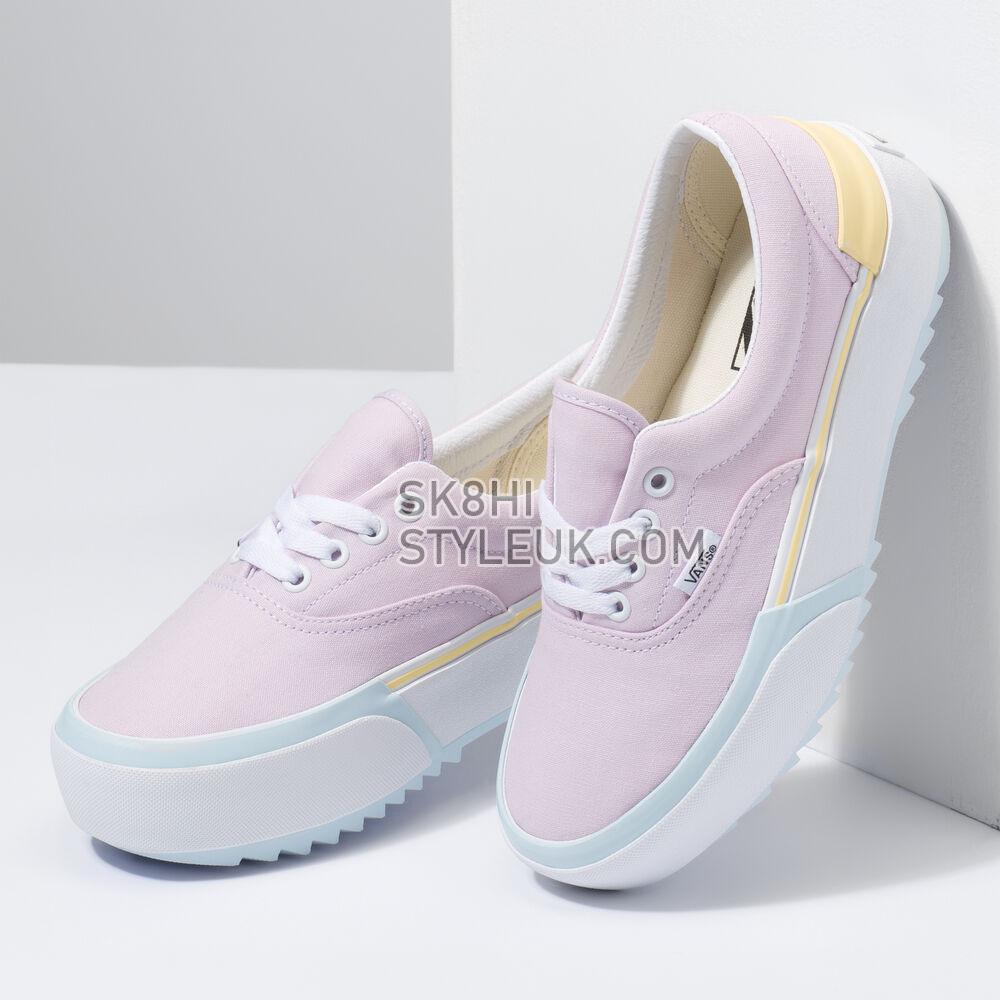 Vans Pastel Era Stacked Mens Womens - (Pastel) Multi/True White VN0A4BTO24D Shoes