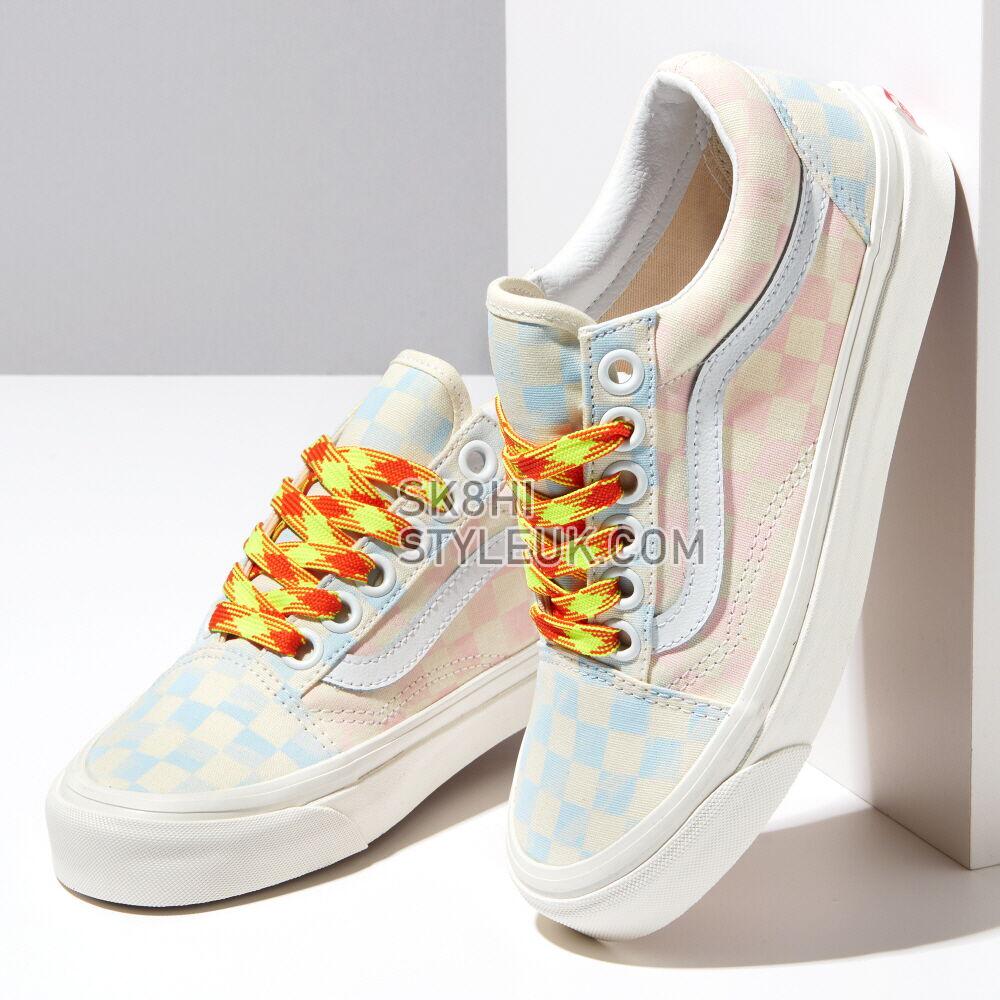 Vans Anaheim Factory Old Skool 36 DX Mens Womens - (Anaheim Factory) Og Wash/Checkerboard VN0A54F3B37 Shoes