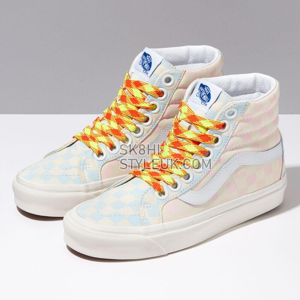 Vans Anaheim Factory Sk8-Hi 38 DX Mens Womens - (Anaheim Factory) Og Wash/Checkerboard VN0A5KRIB37 Shoes