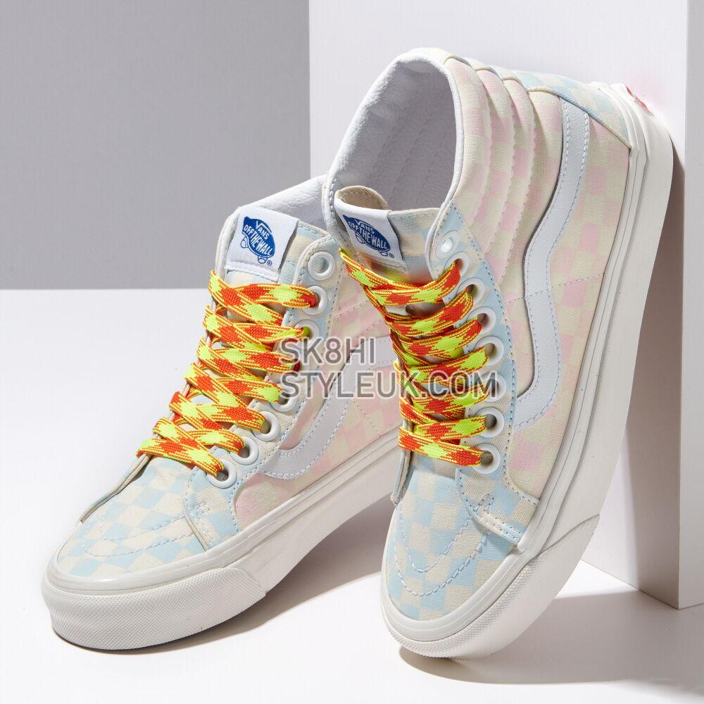 Vans Anaheim Factory Sk8-Hi 38 DX Mens Womens - (Anaheim Factory) Og Wash/Checkerboard VN0A5KRIB37 Shoes