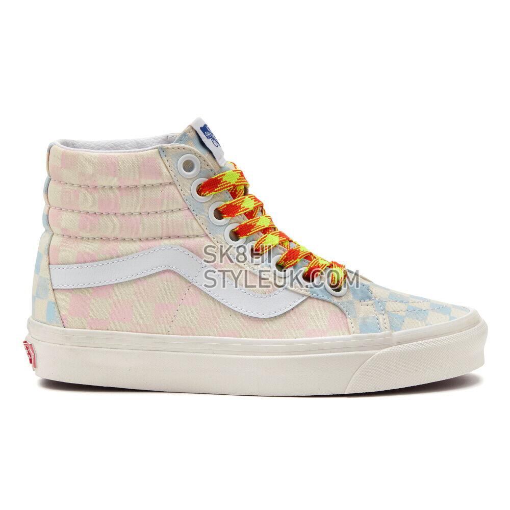 Vans Anaheim Factory Sk8-Hi 38 DX Mens Womens - (Anaheim Factory) Og Wash/Checkerboard VN0A5KRIB37 Shoes