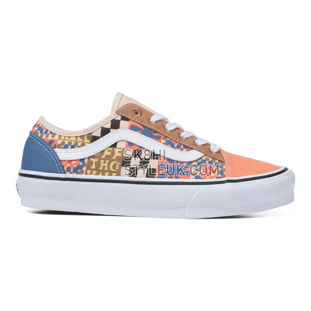 Vans Eco Theory Old Skool Tapered Mens Womens - (Camp Positive) Multi/True White VN0A54F4B2X Shoes