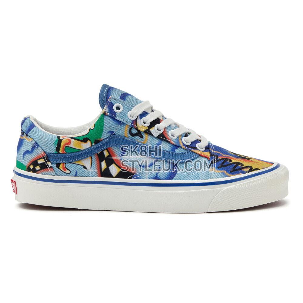 Vans Anaheim Factory Old Skool 36 DX Mens Womens - (Anaheim Factory) Airbrush/True White VN0A54F3AVR Shoes