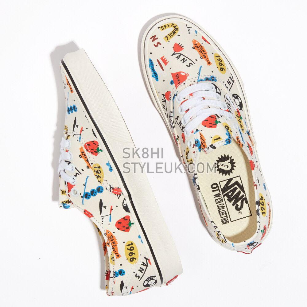 Vans x HUATUNAN Year of the Tiger Authentic Mens Womens - Otw Gallery 275c Marshmallow/Multi VN000QERYQ1 Shoes