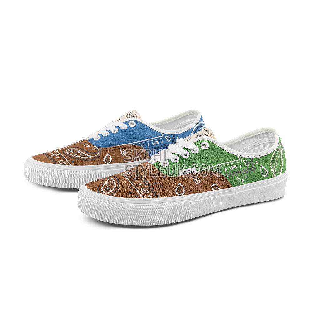 Vans Eco Theory Authentic Mens Womens - Peace Paisley Unity / True White VN0A5KRDAV0 Shoes