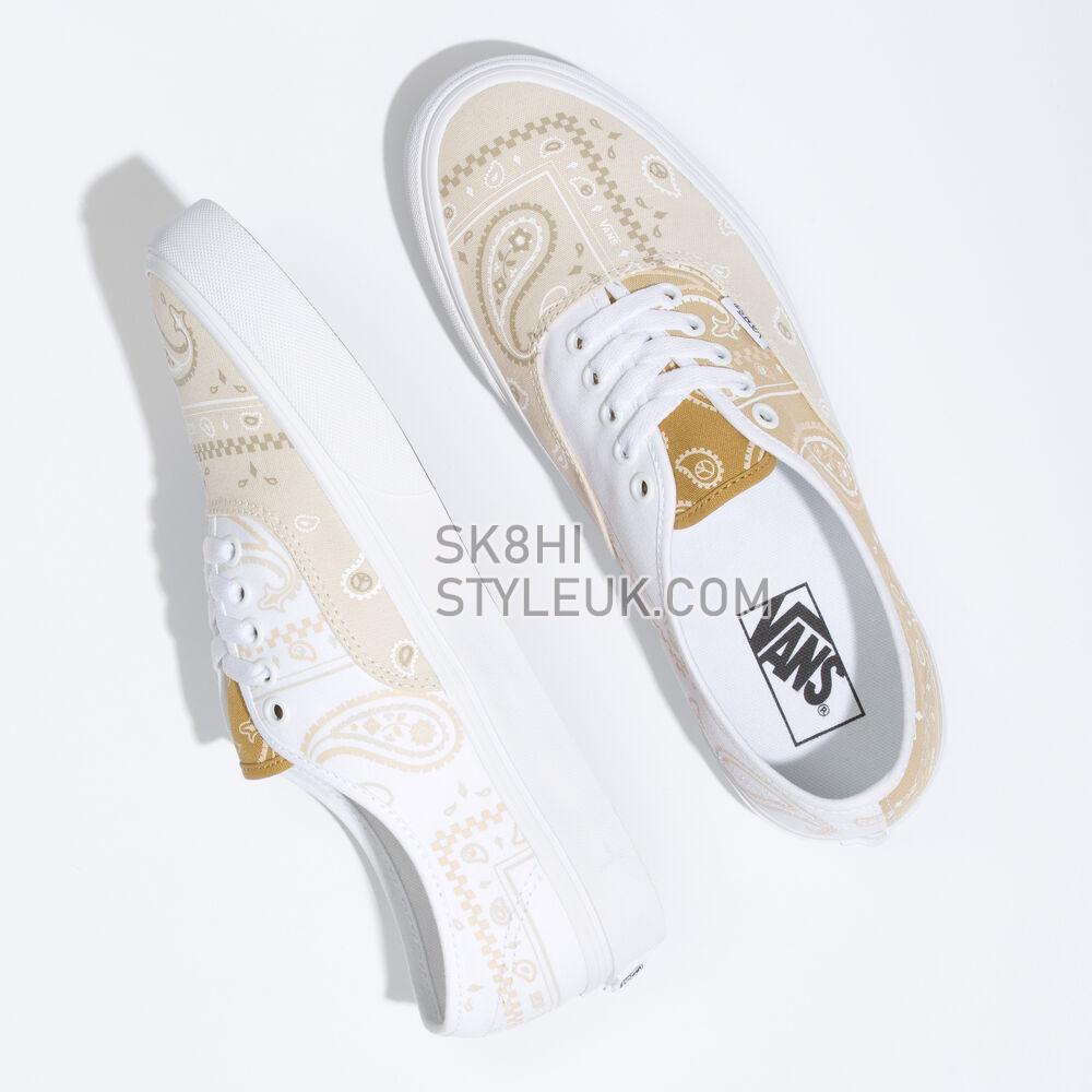 Vans Eco Theory Authentic Mens Womens - Peace Paisley Unity/True White VN0A5KRDATI Shoes