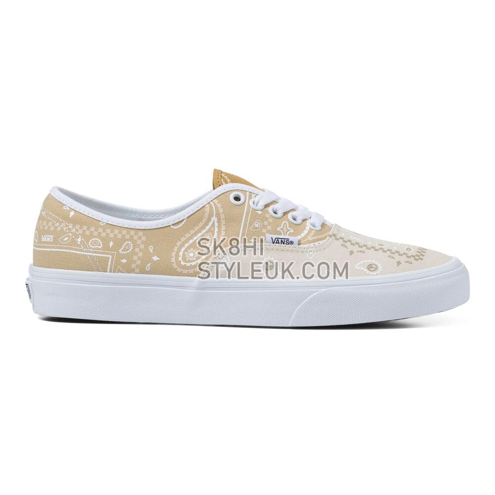 Vans Eco Theory Authentic Mens Womens - Peace Paisley Unity/True White VN0A5KRDATI Shoes