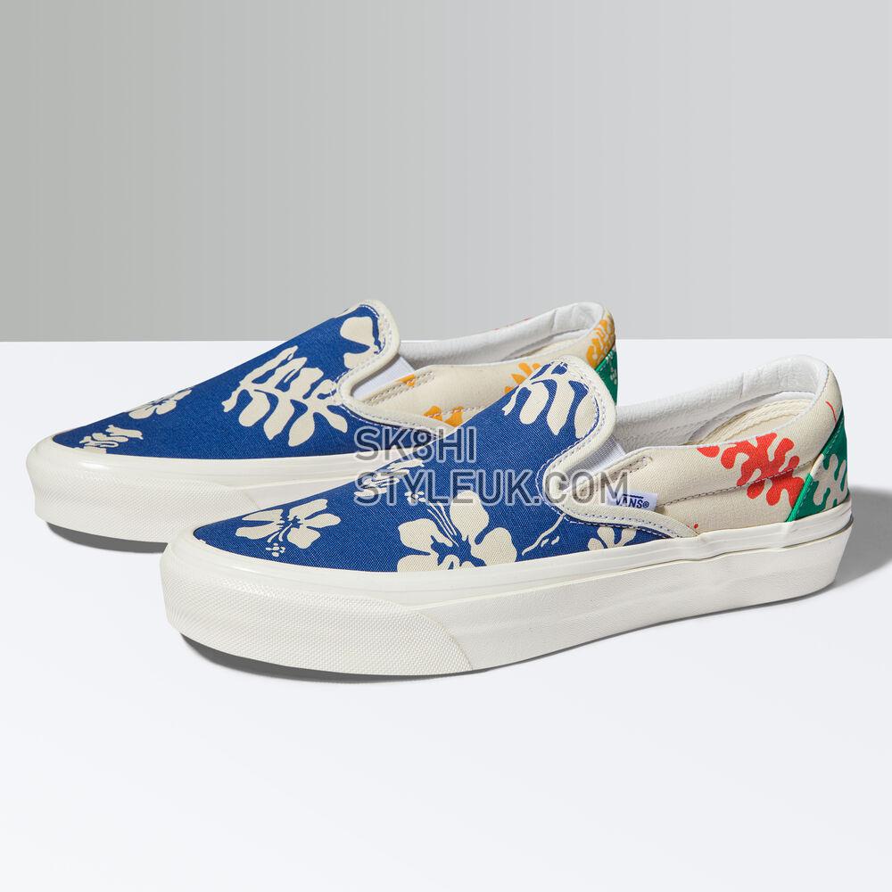 Vans Anaheim Factory Classic Slip-On 98 DX Mens Womens - (Anaheim Factory) Mixed/Og Aloha VN0A5KX8AWD Shoes