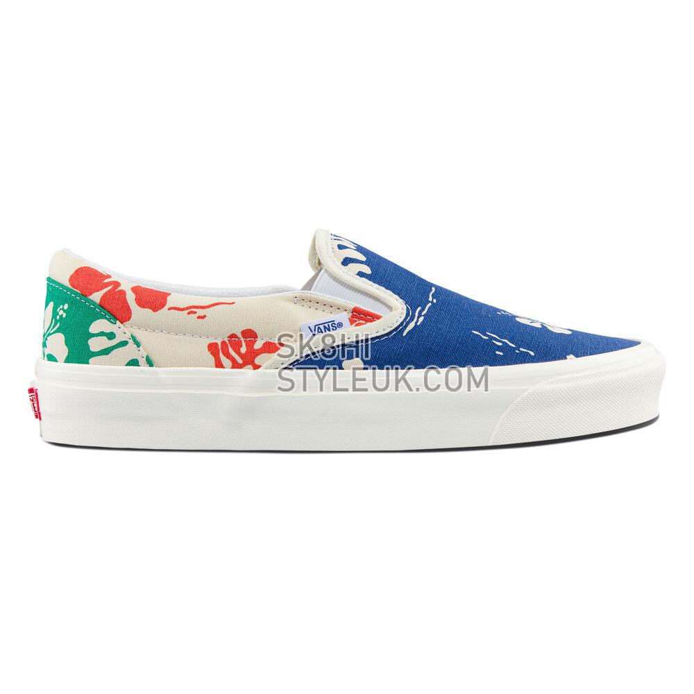 Vans Anaheim Factory Classic Slip-On 98 DX Mens Womens - (Anaheim Factory) Mixed/Og Aloha VN0A5KX8AWD Shoes