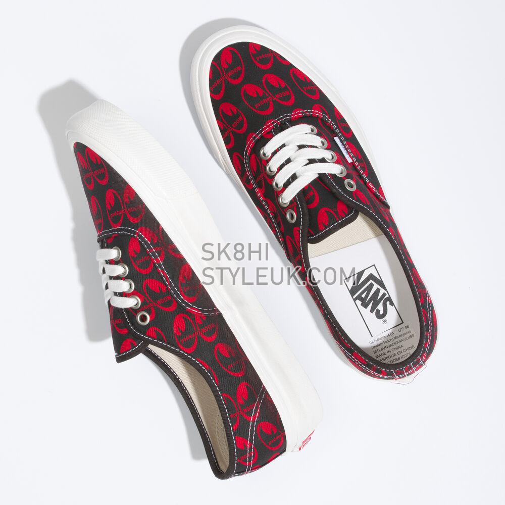 Vans Anaheim Factory Authentic 44 DX Mens Womens - (Anaheim Factory) Mooneyes/Red VN0A5KX4AVO Shoes