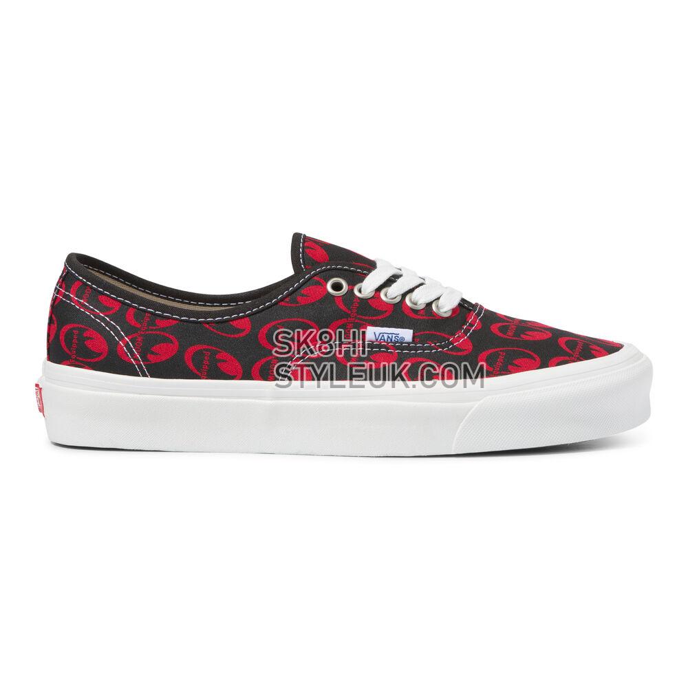 Vans Anaheim Factory Authentic 44 DX Mens Womens - (Anaheim Factory) Mooneyes/Red VN0A5KX4AVO Shoes