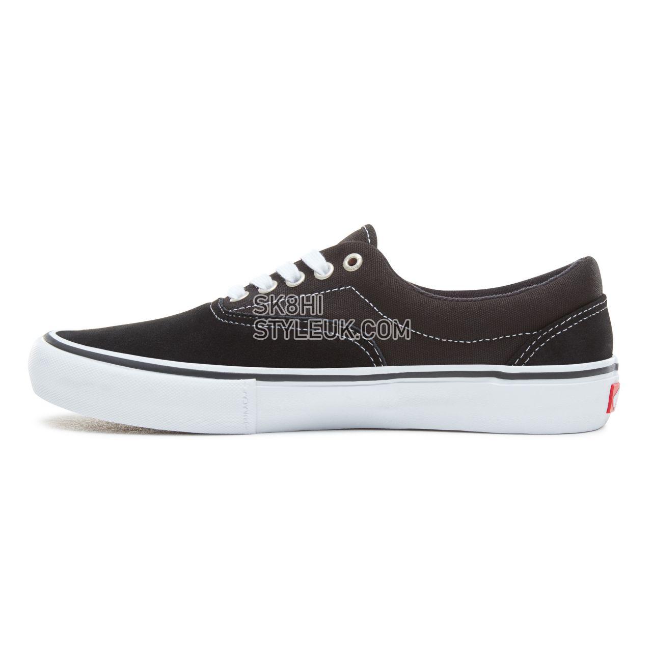 Vans Era Pro Classic Mens Womens - Black/White/Gum VVFB9X1 Shoes