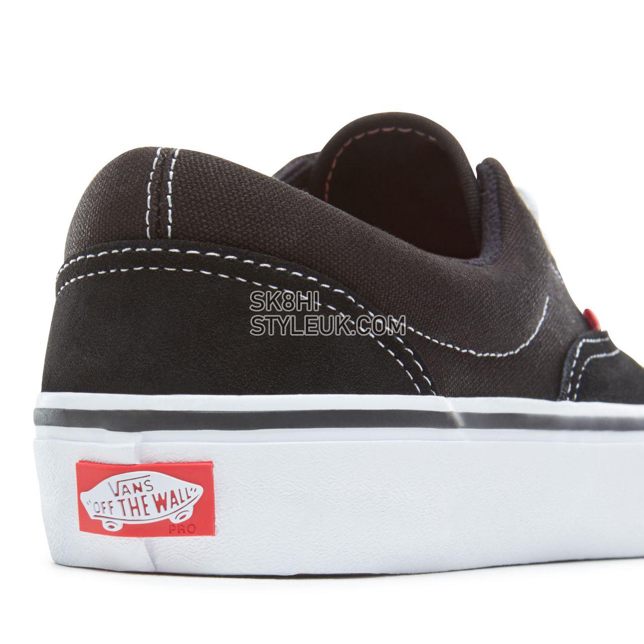 Vans Era Pro Classic Mens Womens - Black/White/Gum VVFB9X1 Shoes