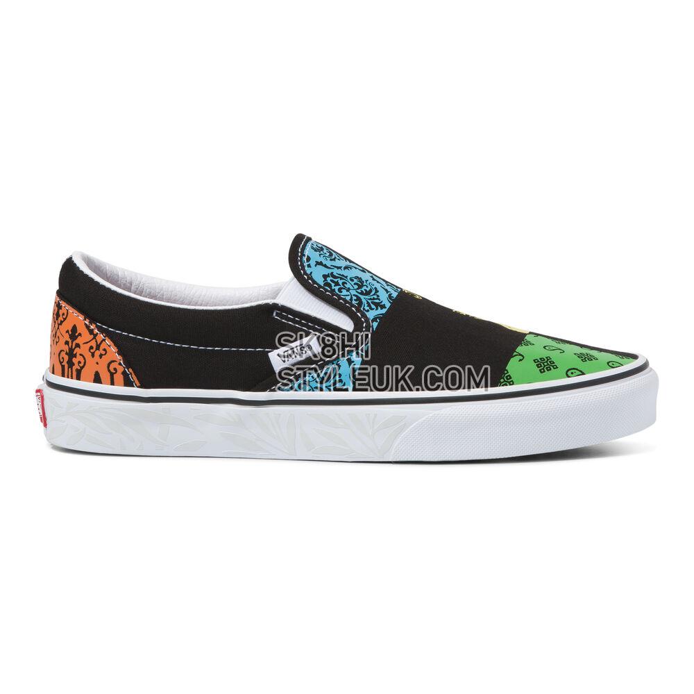 Vans Classic Slip-On Mens Womens - (Crayola) Diy/Trace Your Dreams VN0A5JMHARZ Shoes