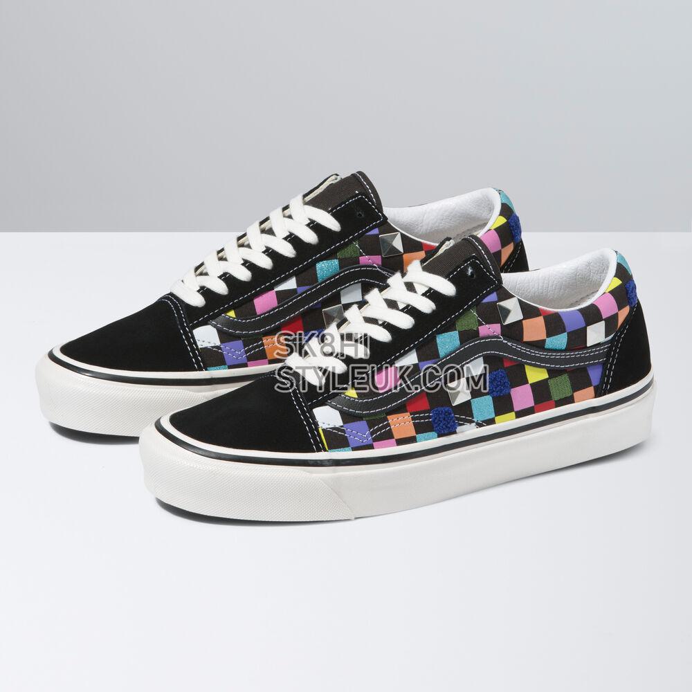 Vans Anaheim Factory Old Skool 36 DX Mens Womens - (Anaheim Factory) Mix Checkerboard/Multi VN0A54F3AWC Shoes