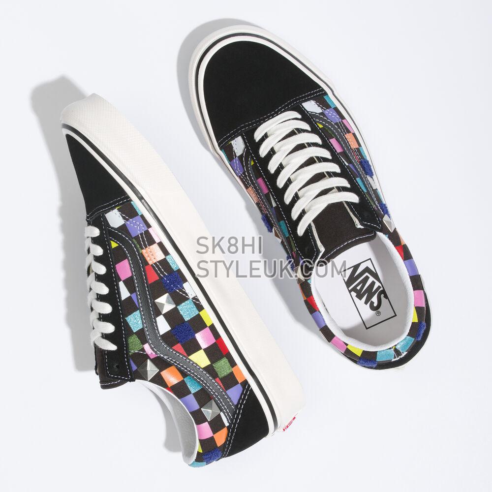 Vans Anaheim Factory Old Skool 36 DX Mens Womens - (Anaheim Factory) Mix Checkerboard/Multi VN0A54F3AWC Shoes