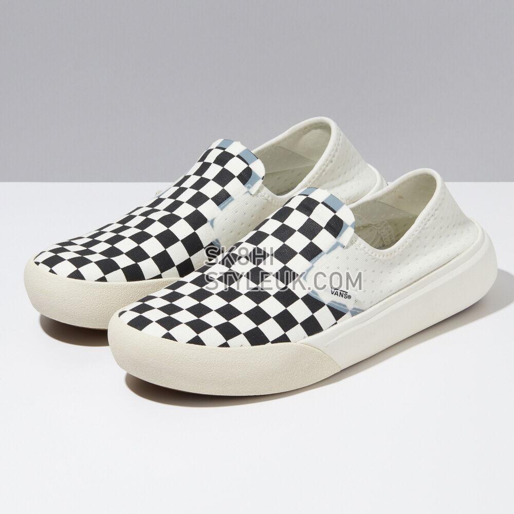 Vans Comfycush One Mens Womens - (Checkerboard) Marshmallow/Black VN0A45J5Q4O Shoes